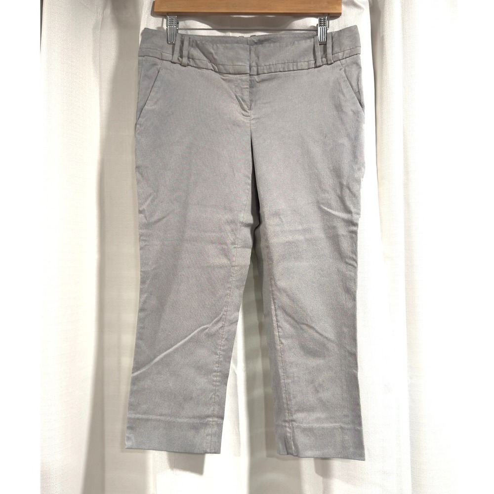 The Limited Exact Stretch Gray Cropped Dress Pants Womens 8R P455289